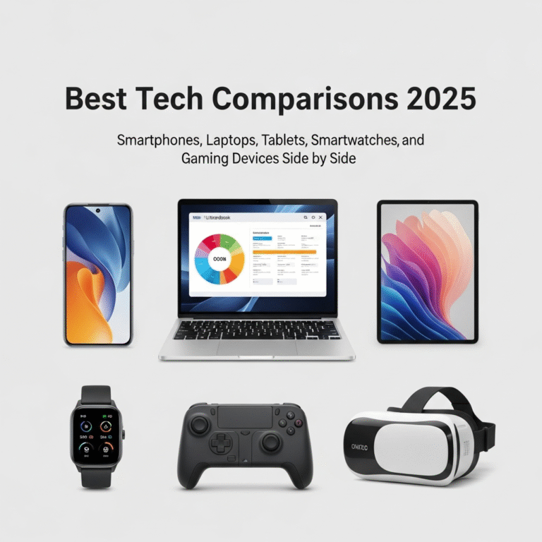 Best Tech Comparisons 2025: Smartphones, Laptops, Tablets & More